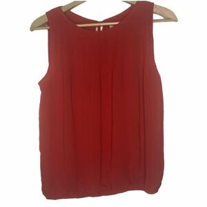 MAX STUDIO BLOUSE, Sleeveless, Rust Color M